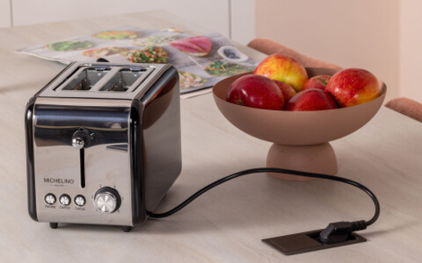 Stroompunt Bruynzeel keuken Atlas kalkwit