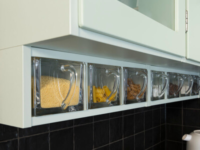 Keuken Glazen bakjes