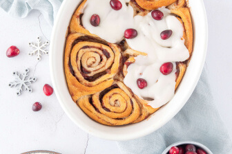 Cranberry cinnamon rolls